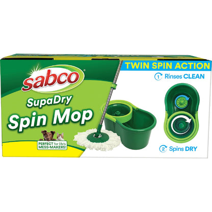 Sabco Supadry Spin Mop Bucket Set Each