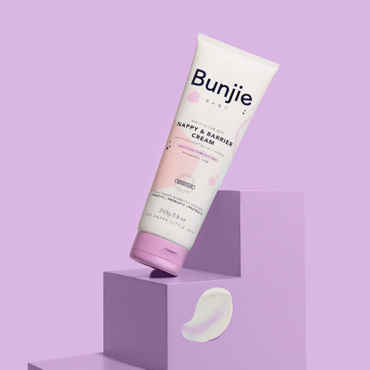 Bunjie Baby Nappy Barrier Cream Sensitive & Fragrance Free 250g