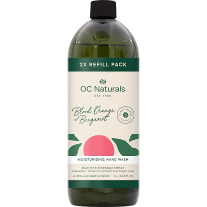 Oc Naturals Hand Wash Refill Blood Orange & Bergamot 1l
