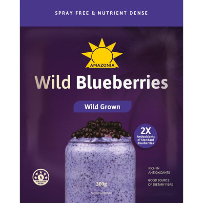 Amazonia Wild Blueberries 300g