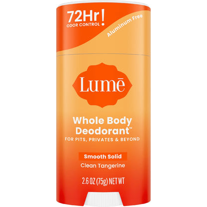 Lume Whole Body Deodorant Stick Clean Tangerine 75g