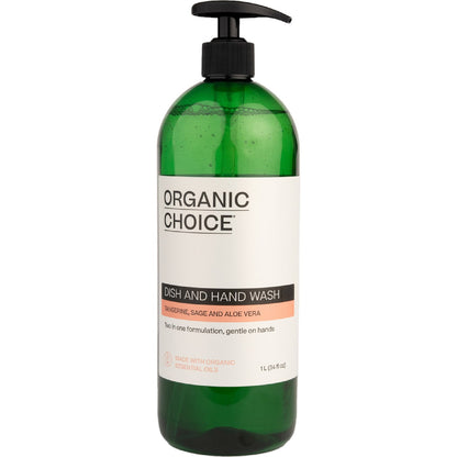 Organic Choice Dish & Handwash Tangerine Sage & Aloe Vera 1l