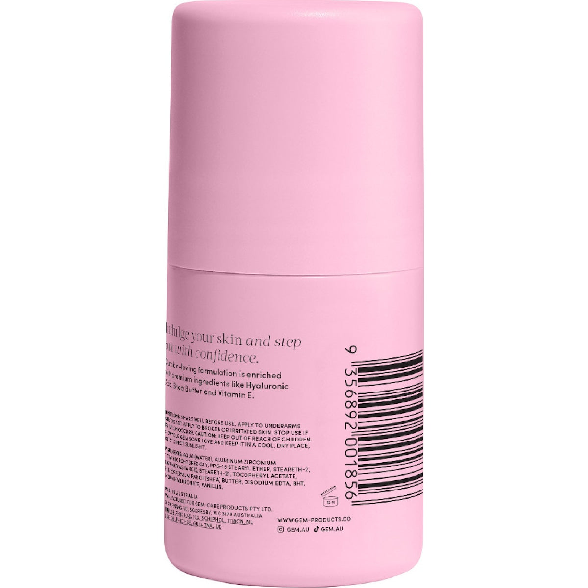 Gem Roll On Deodorant Coconut Vanilla 50ml
