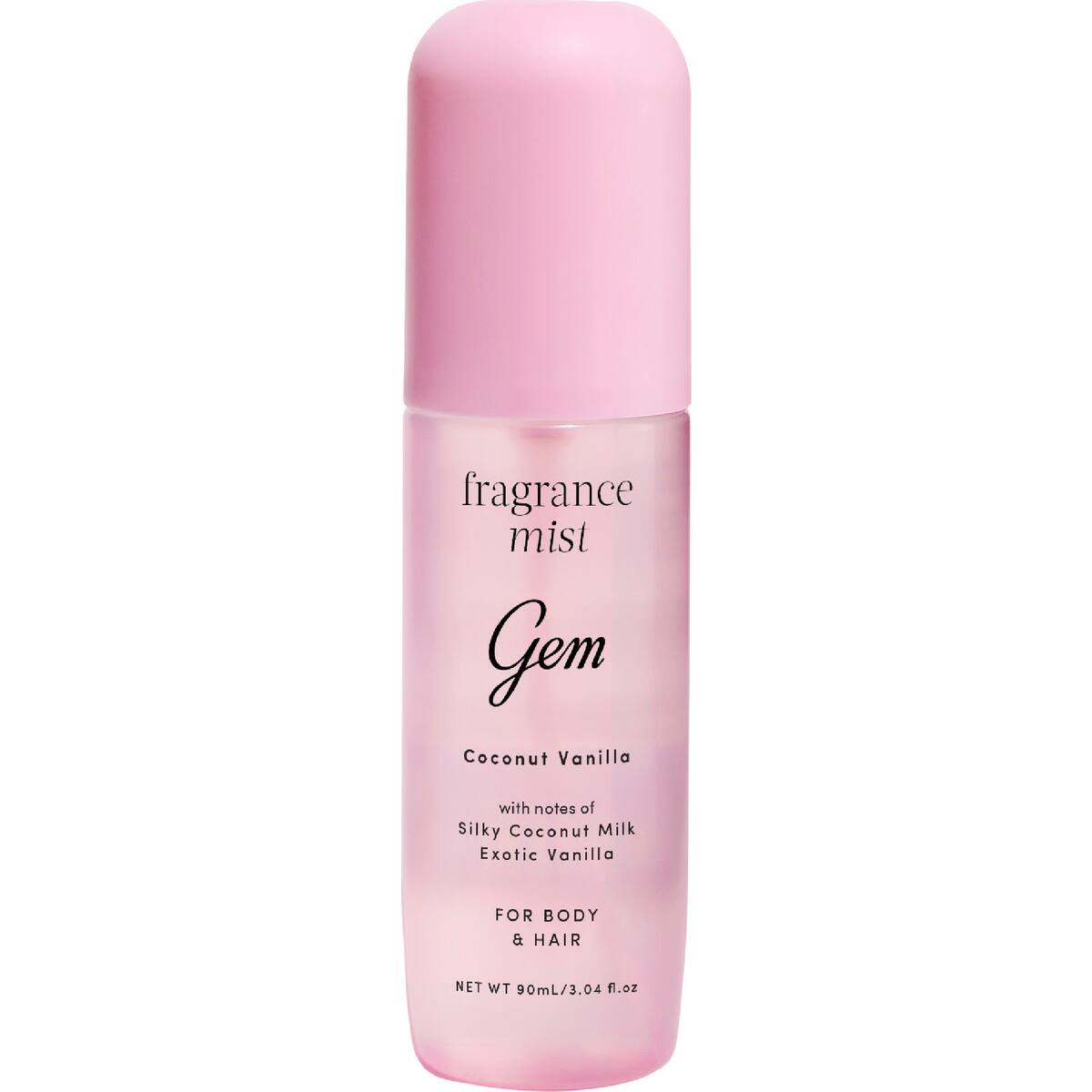 Gem Fragrance Body Mist Coconut Vanilla 90ml
