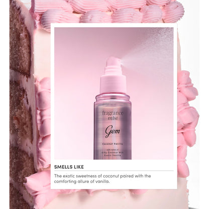 Gem Fragrance Body Mist Coconut Vanilla 90ml