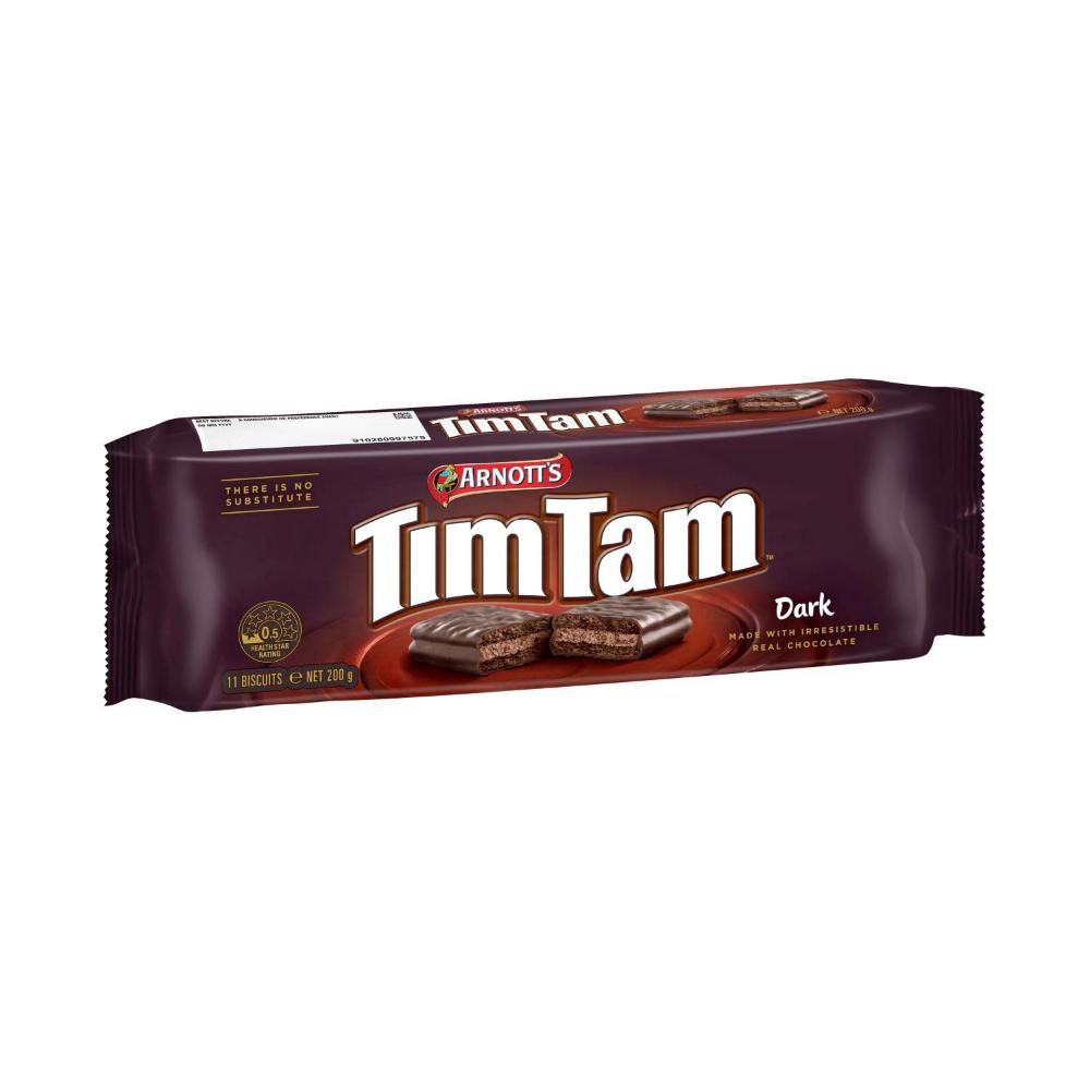 Arnott's Tim Tam Chocolate Biscuits Dark - 200g