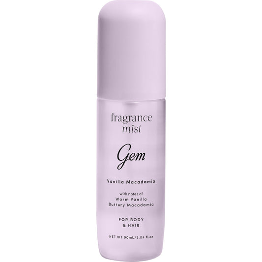 Gem Fragrance Body Mist Vanilla Macadamia 90ml