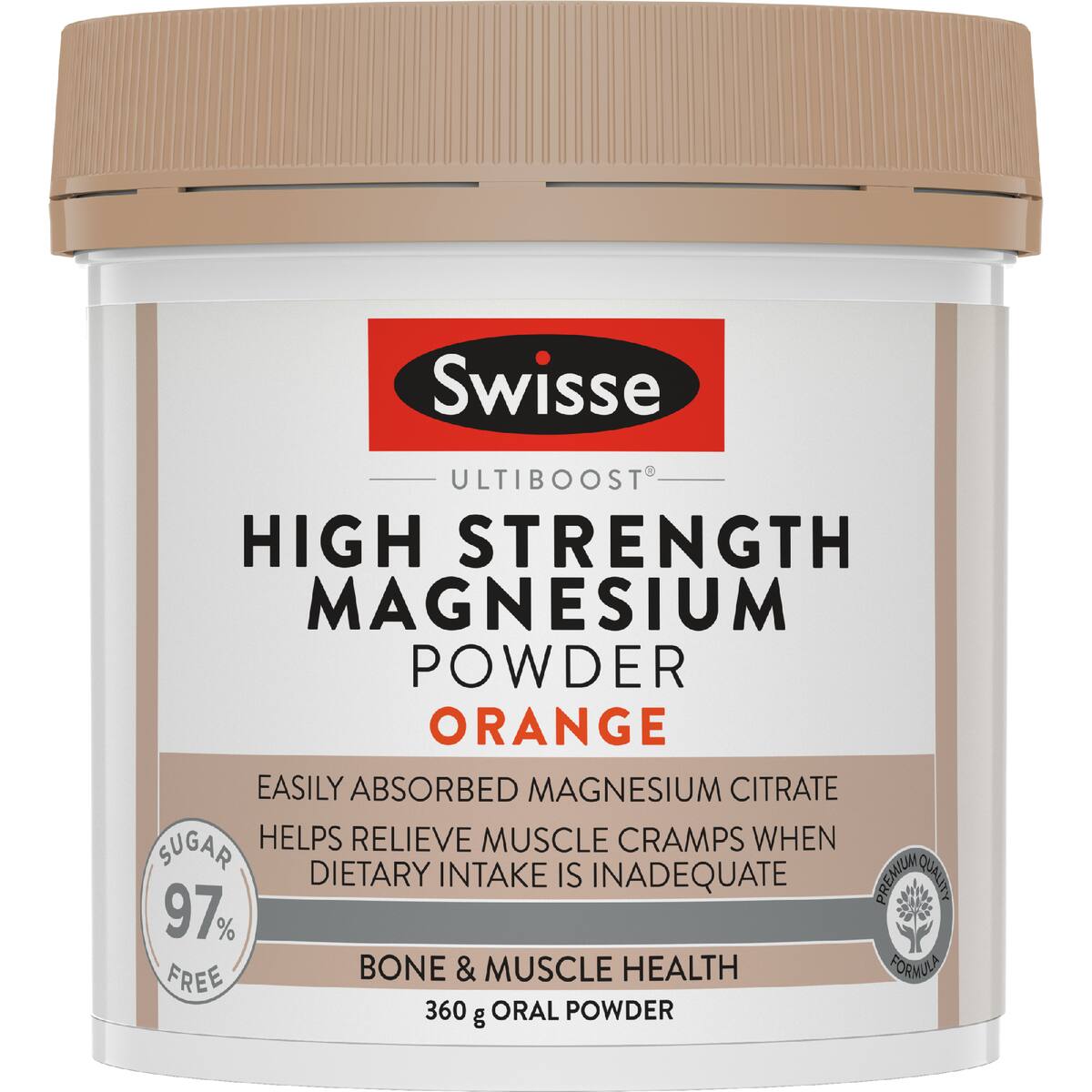 Swisse Ultiboost High Strength Magnesium Powder Orange 360g