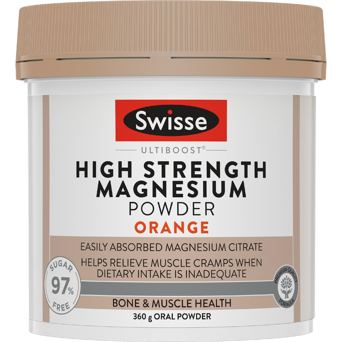 Swisse Ultiboost High Strength Magnesium Powder Orange 360g