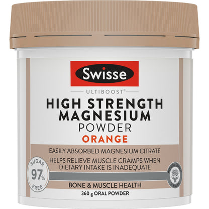 Swisse Ultiboost High Strength Magnesium Powder Orange 360g