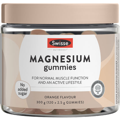 Swisse Ultiboost Magnesium Gummies 120 Pack