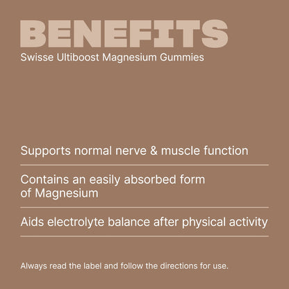 Swisse Ultiboost Magnesium Gummies 120 Pack