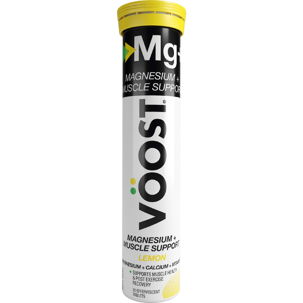 Voost Magnesium & Muscle Support Effervescent Tablets Lemon 20 Pack