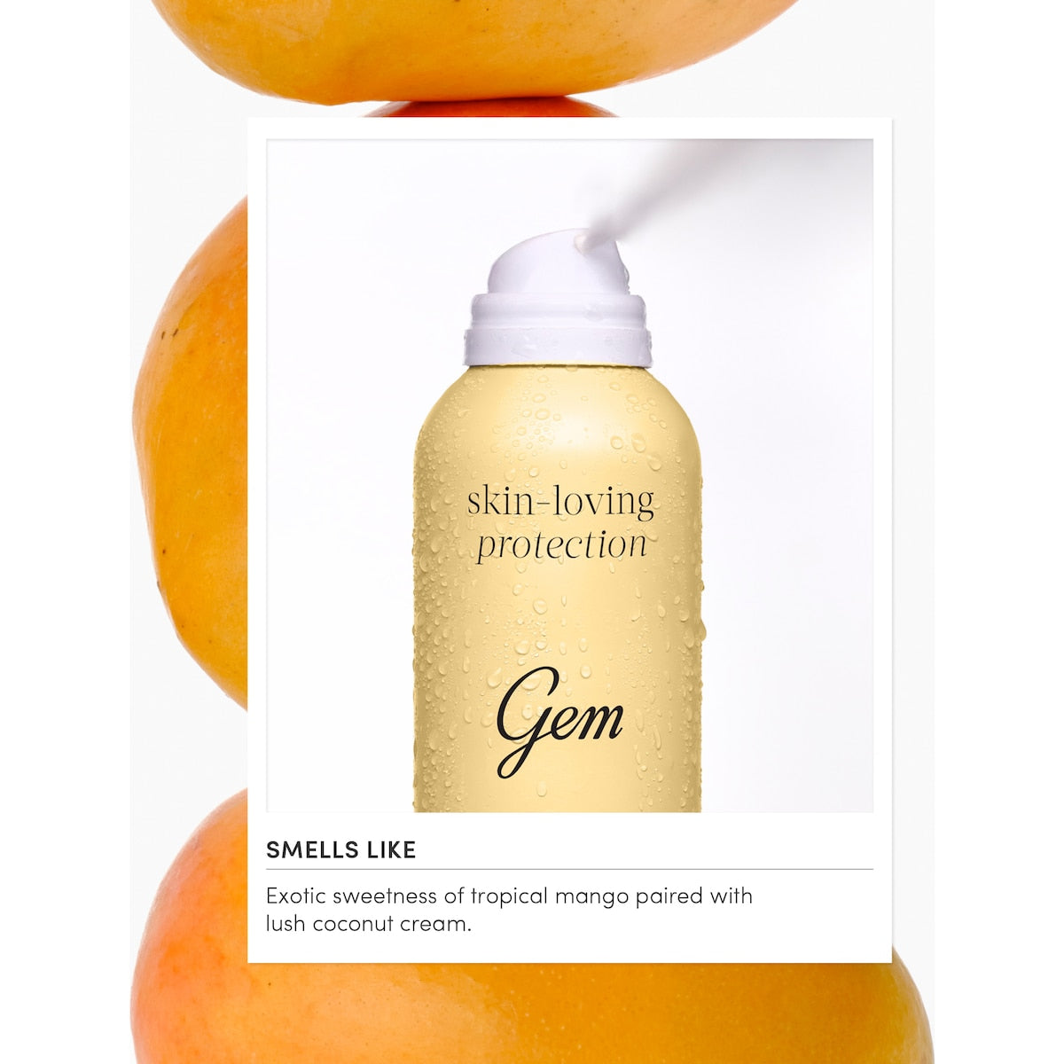 Gem Deodorant Antiperspirant Mango & Coconut Cream 207ml