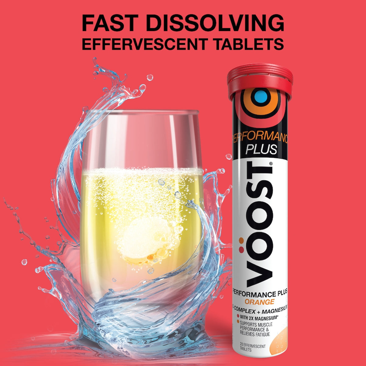 Voost Performance Plus Effervescent Tablets Orange 20 Pack