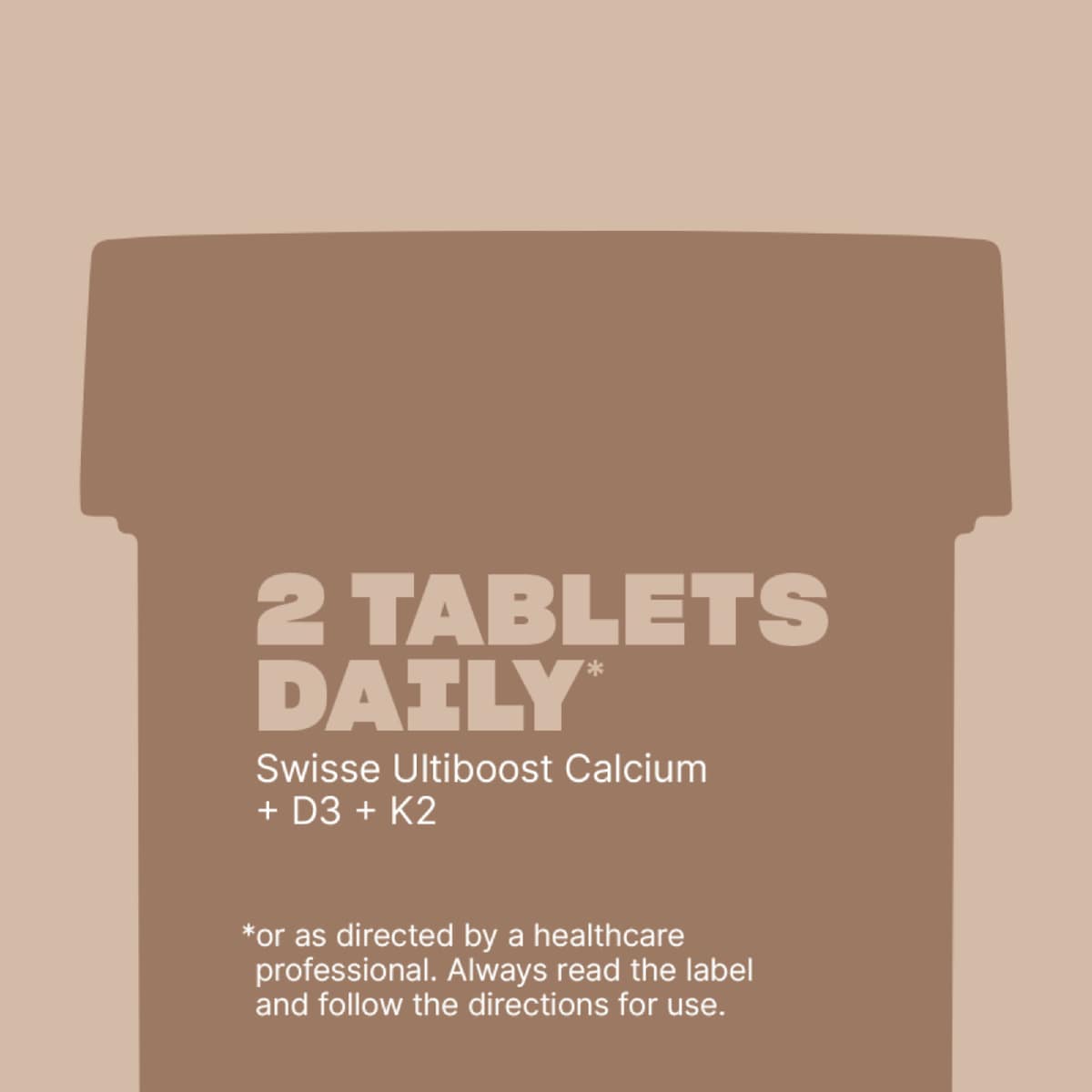 Swisse Ultiboost Calcium + D3 + K2 Tablets 60 Pack
