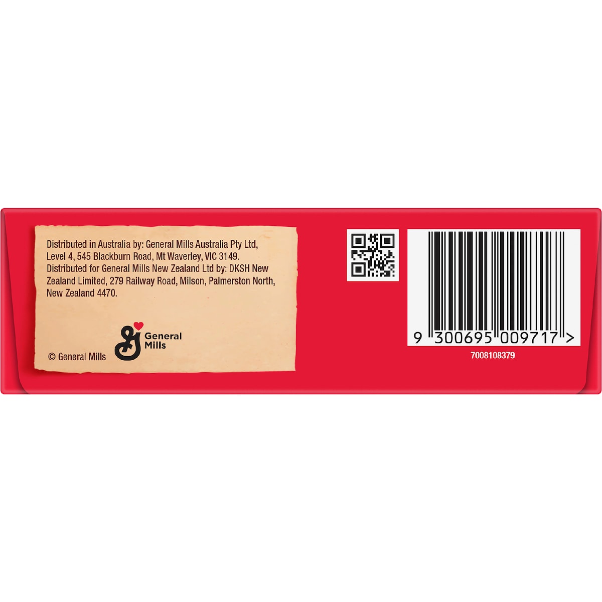 Betty Crocker Bake Smart Gluten Free Vanilla Cupcake Mix 450g