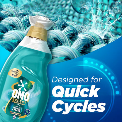 Omo Expert Wonder Wash Laundry Liquid Detergent Speed Clean 1.94l