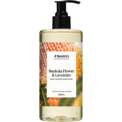 Bosistos Hand Wash Banksia Flower & Lavender 500ml