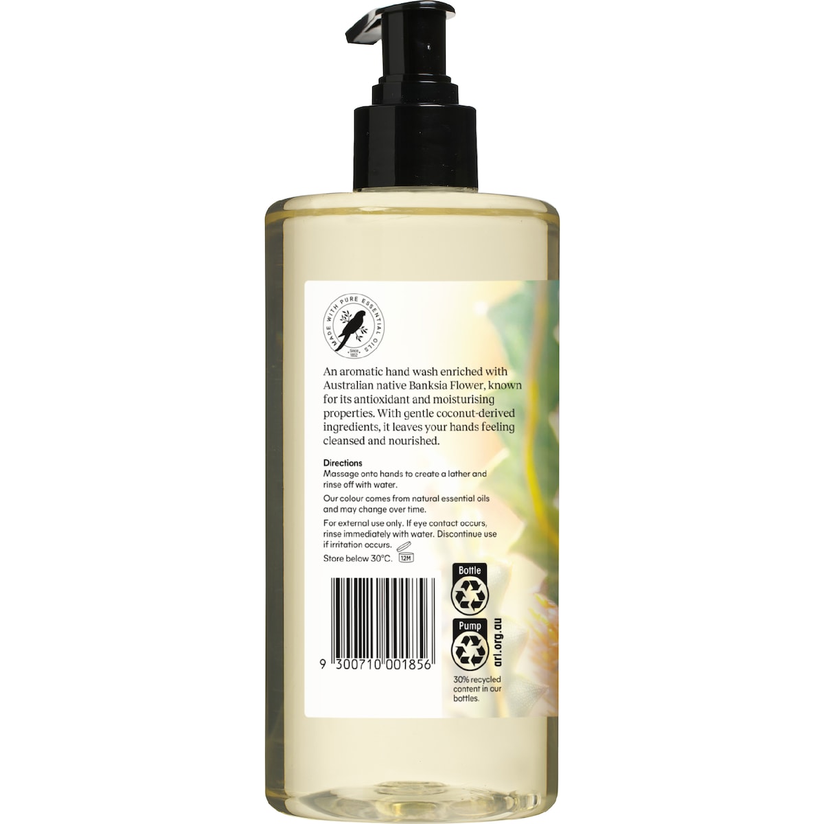 Bosistos Hand Wash Banksia Flower & Lavender 500ml