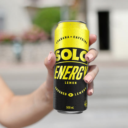 Solo Energy Drink Lemon Flavour Can 500ml