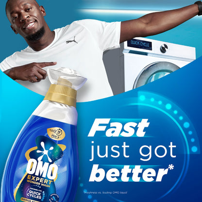 Omo Expert Wonder Wash Laundry Liquid Detergent Odour Refresh 1.18l