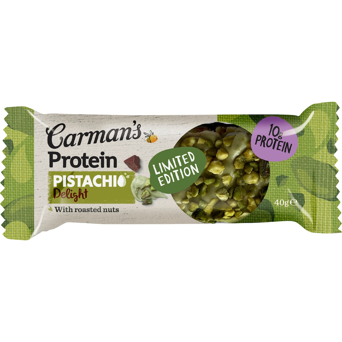 Carmans Protein Pistachio Delight Bars 5 Pack
