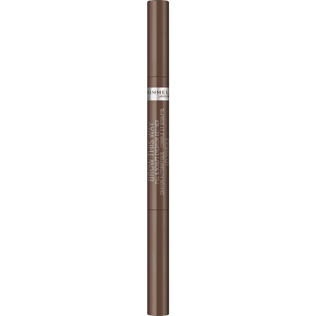 Rimmel London Brow This Way Eyebrow Crayon Medium Brown 0.25g