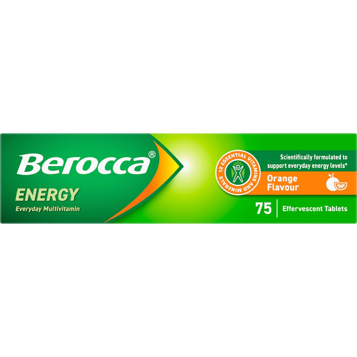 Berocca Orange Energy Effervescent Tablets 75 Pack