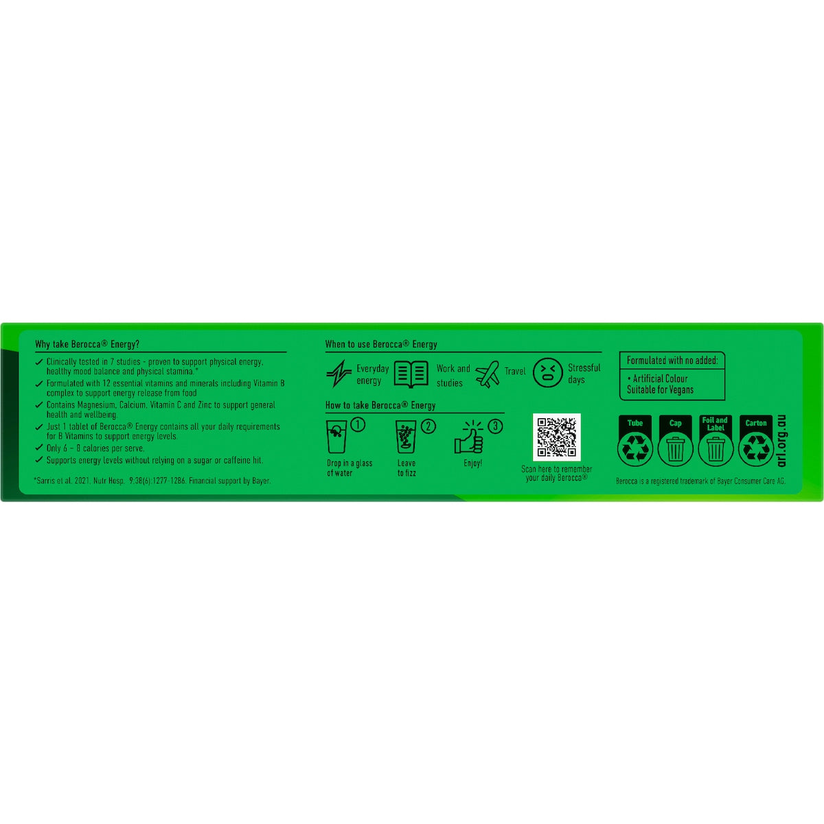 Berocca Orange Energy Effervescent Tablets 75 Pack