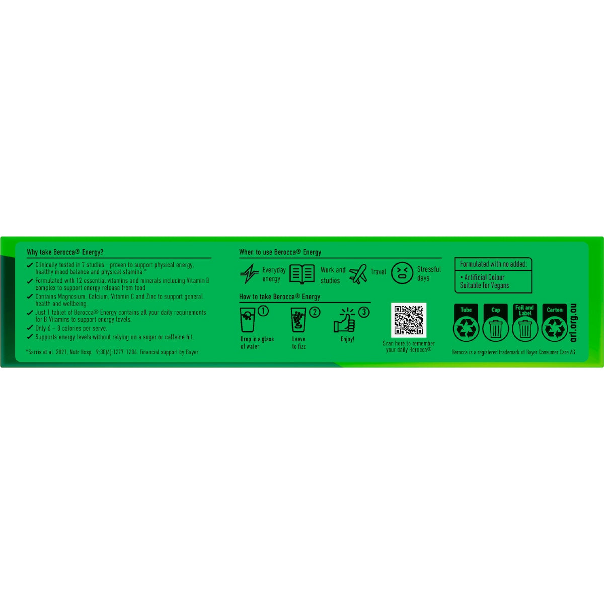 Berocca Berry Energy Effervescent Tablets 75 Pack