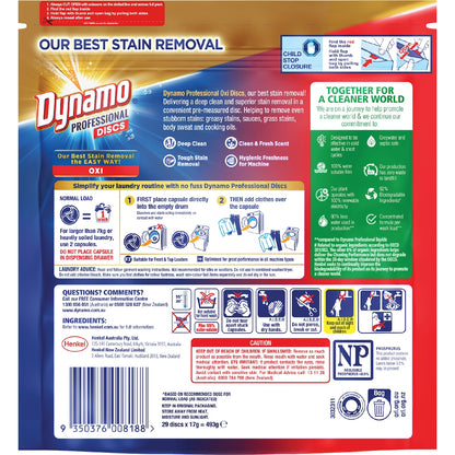 Dynamo Professional Laundry Capsules Oxi 29 Pack