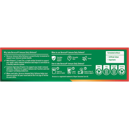 Berocca Immune Daily Defence Blackcurrant Flavour Tablets 15 Pack
