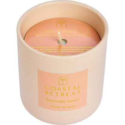 Coastal Retreat Soy Blend Luxury Candle Beachside Sunset 250g