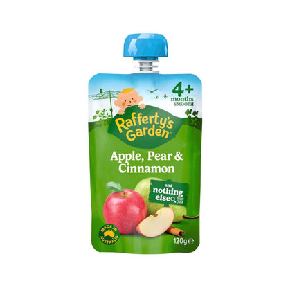 Rafferty's Garden Apple Pear & Cinnamon and Nothing Else Baby Food Puree Pouc ... 120g