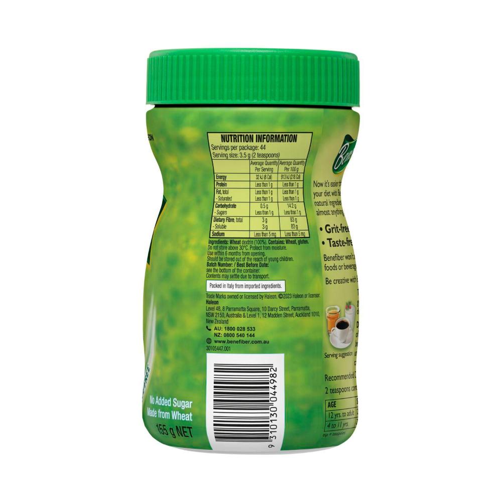 Benefiber Powder Natural Fibre Supplement - 155g