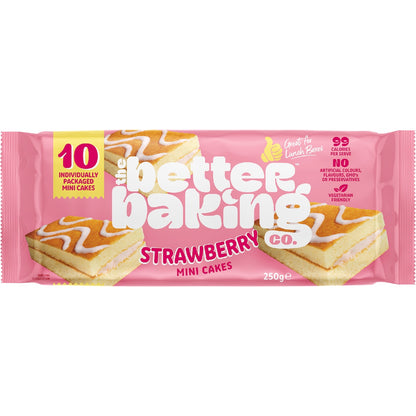 The Better Baking Co. Mini Cakes Strawberry 10 Pack