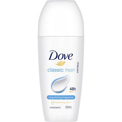 Dove Women 48hr Deodorant Roll On Classic 50ml
