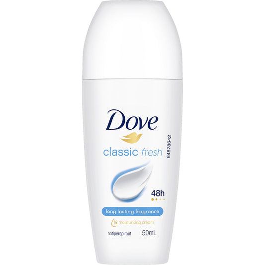 Dove Women 48hr Deodorant Roll On Classic 50ml