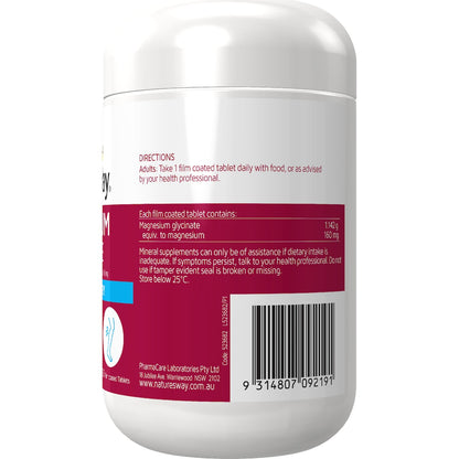 Natures Way Magnesium Glycinate Tablets 130 Pack