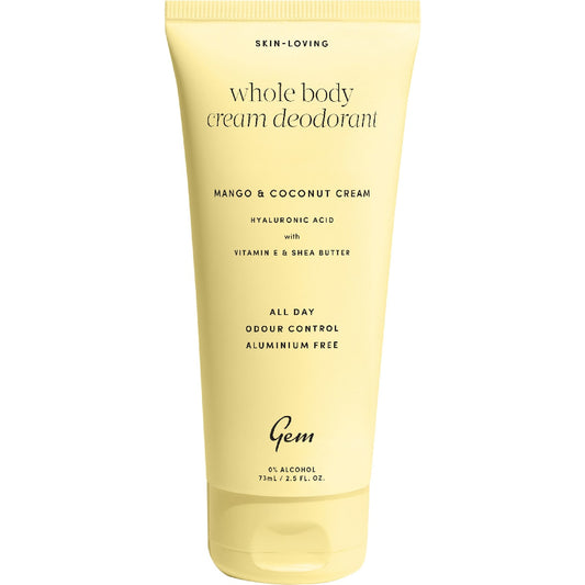 Gem Whole Body Cream Deodorant Mango & Coconut 73ml