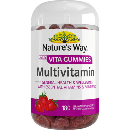 Natures Way Adult Vita Gummies Multivitamin 180 Pack