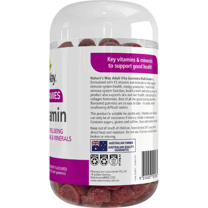 Natures Way Adult Vita Gummies Multivitamin 180 Pack