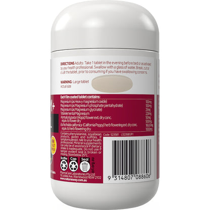 Natures Way Magnesium+ Sleep Well Tablets 60 Pack