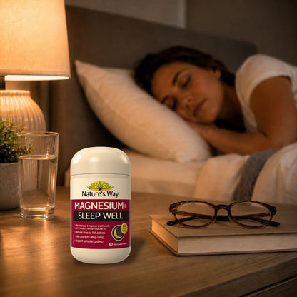 Natures Way Magnesium+ Sleep Well Tablets 60 Pack
