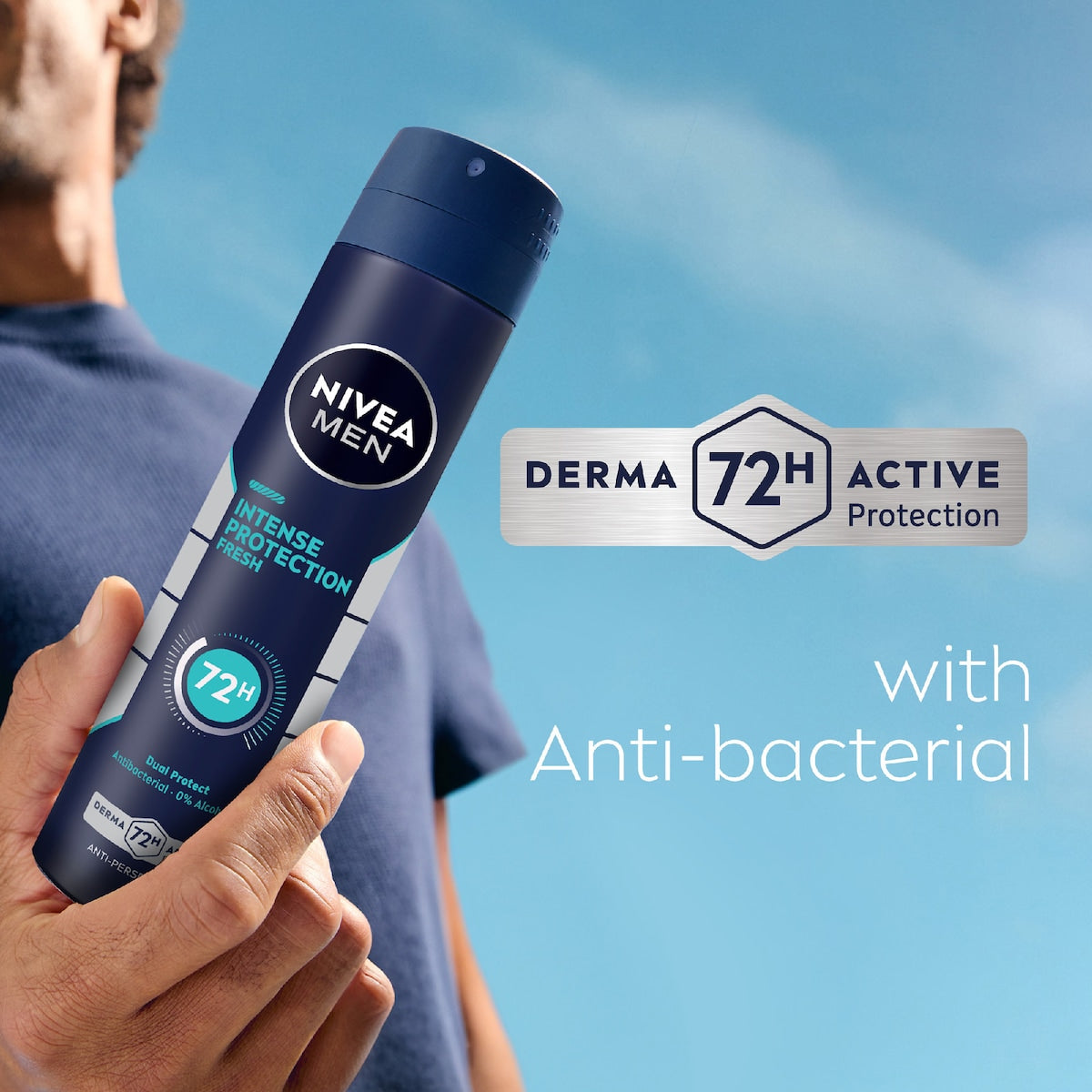 Nivea Men Intense Protection Fresh 72hr Antiperspirant Deodorant 250ml