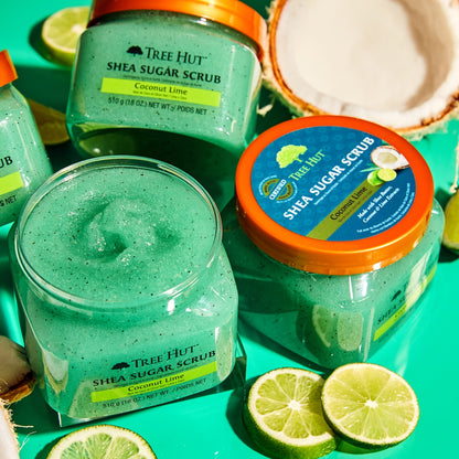Tree Hut Shea Sugar Scrub Coconut Lime 510g