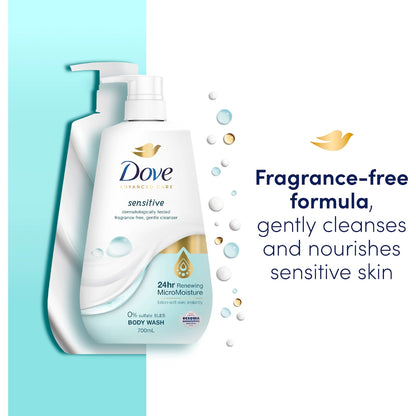 Dove Advanced Body Wash Sensitive 700ml