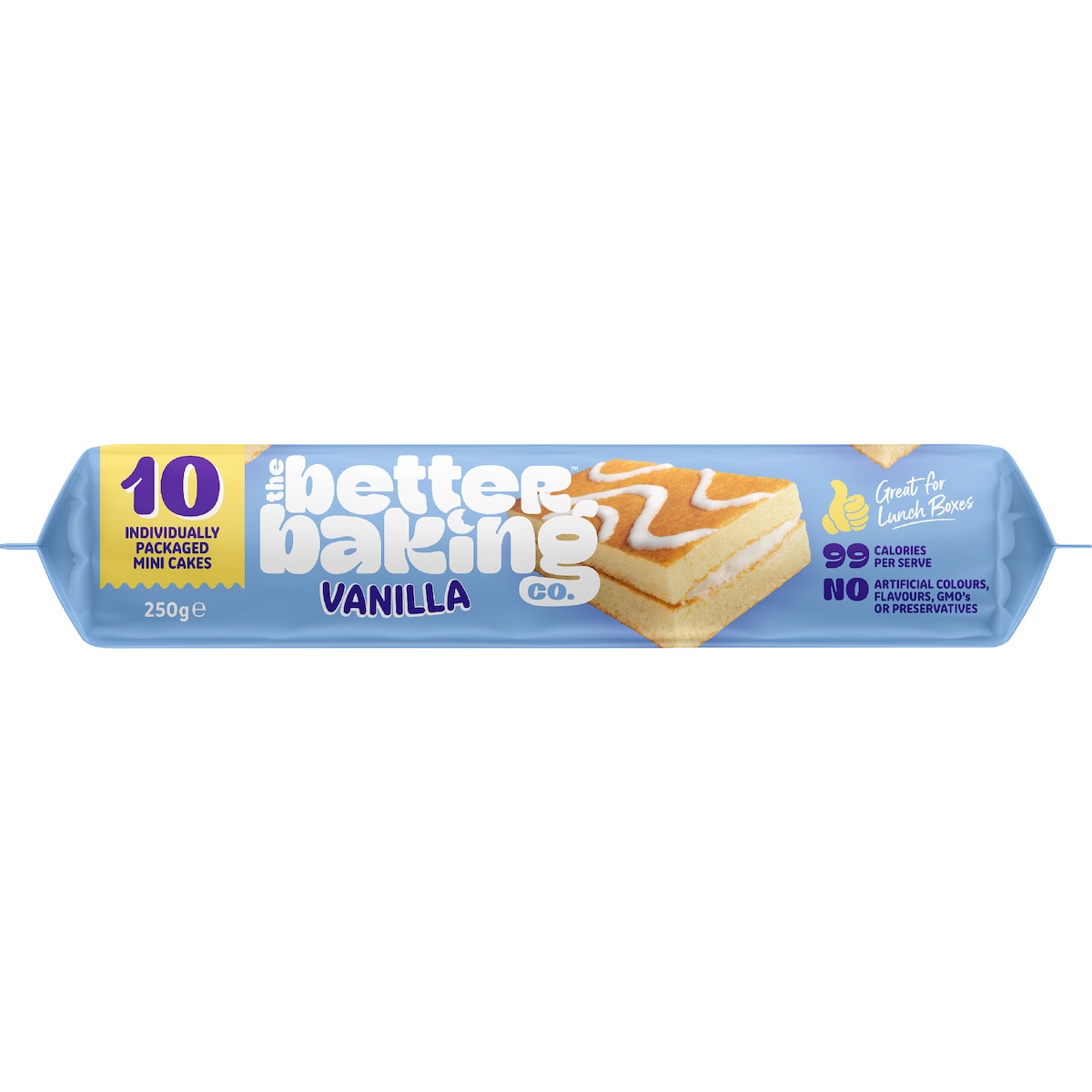 The Better Baking Co. Mini Cakes Vanilla 10 Pack