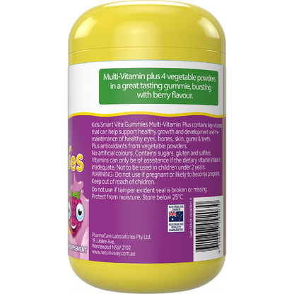 Natures Way Kids Smart Vita Gummies Multivitamin Plus 170 Pack